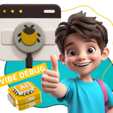 Тестирование & Vibe Debug. Охотники за багами - КИБЕРшкола программирования для детей, компьютерные курсы для школьников, начинающих и подростков - KIBERone г. Лопатино