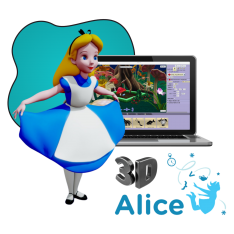 Alice 3d - КИБЕРшкола программирования для детей, компьютерные курсы для школьников, начинающих и подростков - KIBERone г. Лопатино