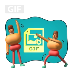 Gif-анимация - КИБЕРшкола программирования для детей, компьютерные курсы для школьников, начинающих и подростков - KIBERone г. Лопатино