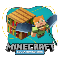 Minecraft Education - КИБЕРшкола программирования для детей, компьютерные курсы для школьников, начинающих и подростков - KIBERone г. Лопатино