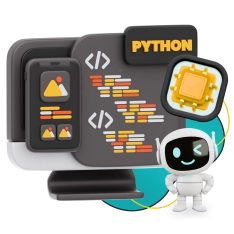 Мой первый сайт с мозгами: Python + AI - КИБЕРшкола программирования для детей, компьютерные курсы для школьников, начинающих и подростков - KIBERone г. Лопатино