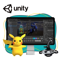 Мир игр на Unity 2D на популярном движке + AI-помощники - КИБЕРшкола программирования для детей, компьютерные курсы для школьников, начинающих и подростков - KIBERone г. Лопатино