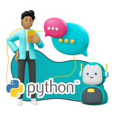 Умный чат-бот на Python на Telegram - КИБЕРшкола программирования для детей, компьютерные курсы для школьников, начинающих и подростков - KIBERone г. Лопатино