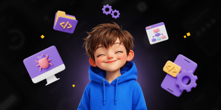 Идеальный сайт с нуля: код, дизайн и AI-помощник - КИБЕРшкола программирования для детей, компьютерные курсы для школьников, начинающих и подростков - KIBERone г. Лопатино